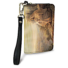 Jesus, Light of the World Small Wristlet Purse