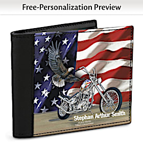 Ride Hard, Live Free Men&#039;s Wallet with RFID Technology