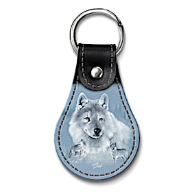 Spirit of the Wilderness Leather Key Ring