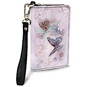 Lena Lius Enchanted Wings Small Wristlet Purse