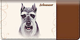 Schnauzer Checkbook Cover