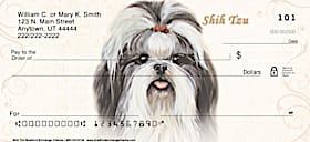 Shih Tzu Personal Checks