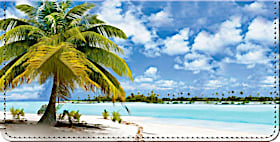 Tropical Paradise Checkbook Cover