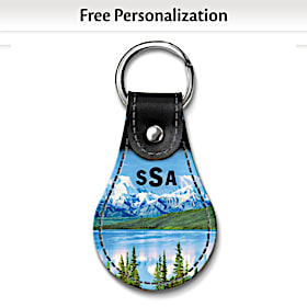 Americas National Parks Leather Key Ring