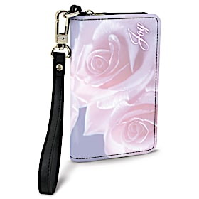 Rose Petal Blessings Small Wristlet Purse