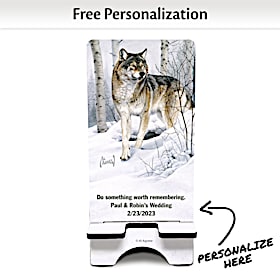 Call of the Wild Personalized Art Phone Stand