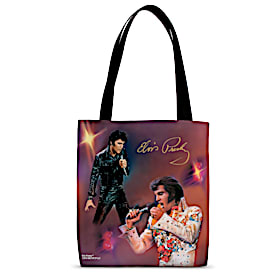 Remembering Elvis(TM) Fabric Tote Bag