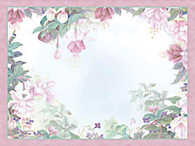 Lena Liu&#039;s Floral Borders Note Cards