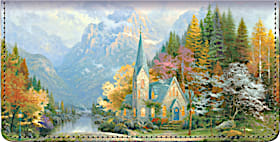 Kinkade&#039;s Faith for All Seasons Checkbook Cover