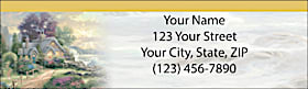 Kinkades Seasons of Reflection Return Address Label