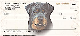 Rottweiler Personal Checks