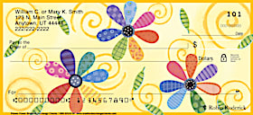 Flower Power Personal Checks