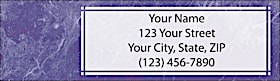 5th Avenue Return Address Label