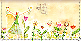 Garden Graces Checkbook Cover