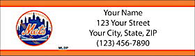 New York Mets(TM) MLB(R) Return Address Label