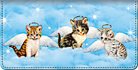 Purr-fect Angels Checkbook Cover