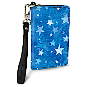 Shining Stars Small Wristlet Purse