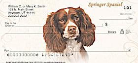 Springer Spaniel Personal Checks