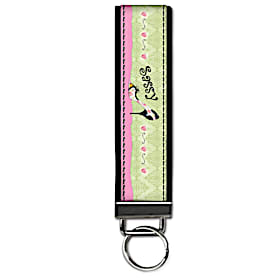 Stepping Out Wristlet Keychain