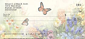 Lena Lius Butterfly Gardens Personal Checks