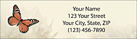 Lena Lius Butterfly Gardens Return Address Label