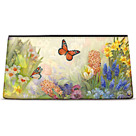 Lena Lius Butterfly Gardens Cosmetic Makeup Bag