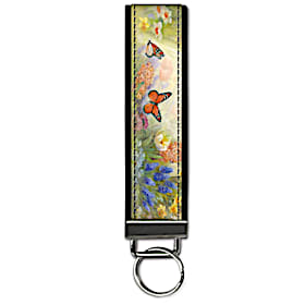 Lena Liu&#039;s Butterfly Gardens Wristlet Keychain