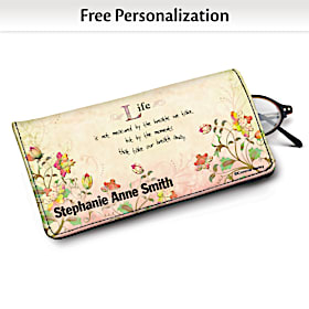 Live, Laugh, Love Eyeglass Case