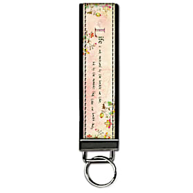 Live, Laugh, Love Wristlet Keychain