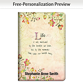 Live, Laugh, Love, Learn Premium Fabric Refillable Journal