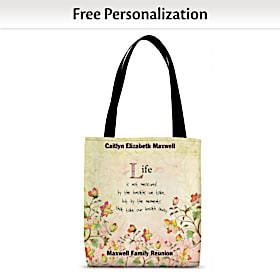 Live, Laugh, Love, Learn Fabric Tote Bag