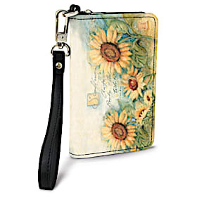 Sunflowers Small Wristlet Purse