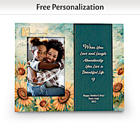 Sunflowers Personalized Picture Frame
