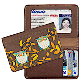 Challis & Roos Awesome Owls Small Card Wallet