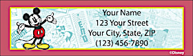 Sketch Book Mickey Return Address Label