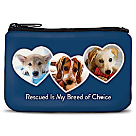 Rescued is My Breed of Choice Coin Purse