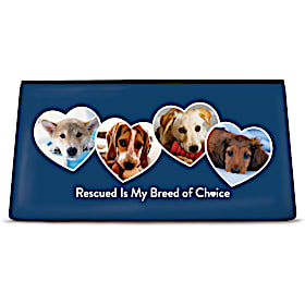 Rescued is My Breed of Choice Cosmetic Makeup Bag
