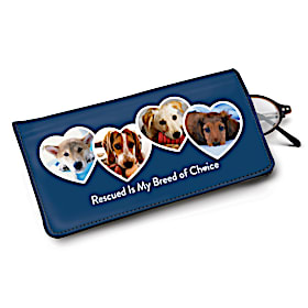 Rescued is My Breed of Choice Eyeglass Case