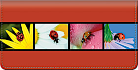 Lady Bug Luck Checkbook Cover