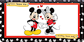 Disneys Mickey Loves Minnie Checkbook Cover