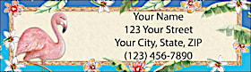 Parrot Bay Return Address Label