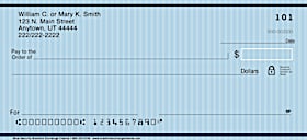 Blue Security Personal Checks