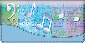 Music Speaks Checkbook Cover