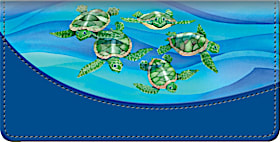 Turtle Tides Checkbook Cover