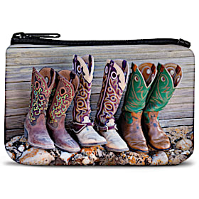 Cowboy Boots Coin Purse