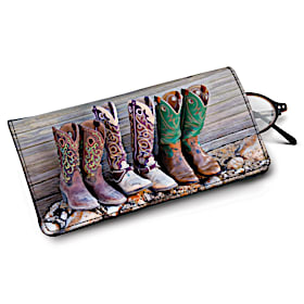 Cowboy Boots Eyeglass Case