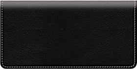 Black Classic Value Checkbook Cover