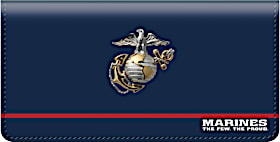 USMC Checkbook Cover