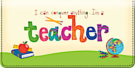 Teachers Rule! Checkbook Cover