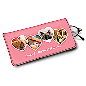 Rescued is Something to Purr About Eyeglass Case